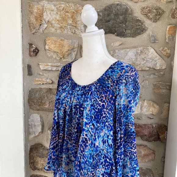 🌟NWT Plenty by Tracy Reece Flyaway Dress in Ombré Spots Womens Medium - Picture 6 of 11